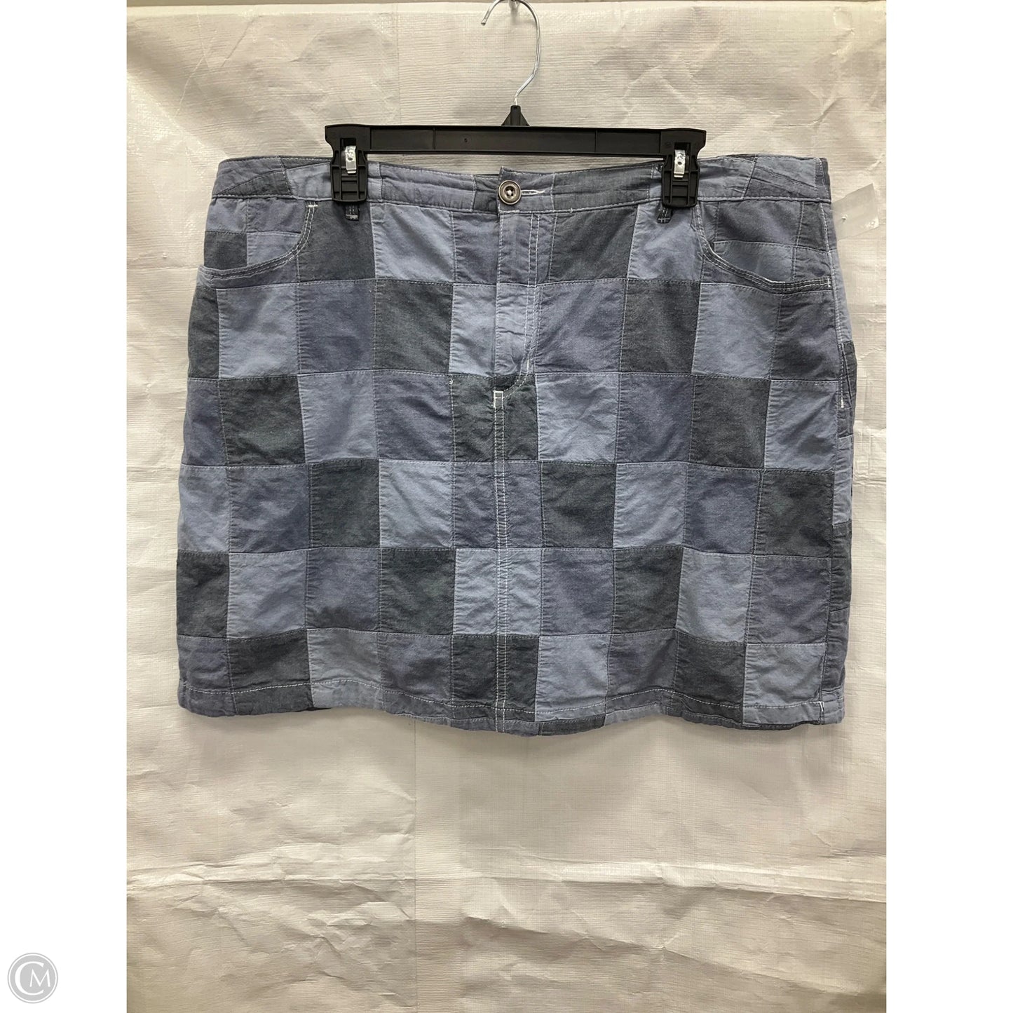 Skort By Croft And Barrow In Blue, Size: 18