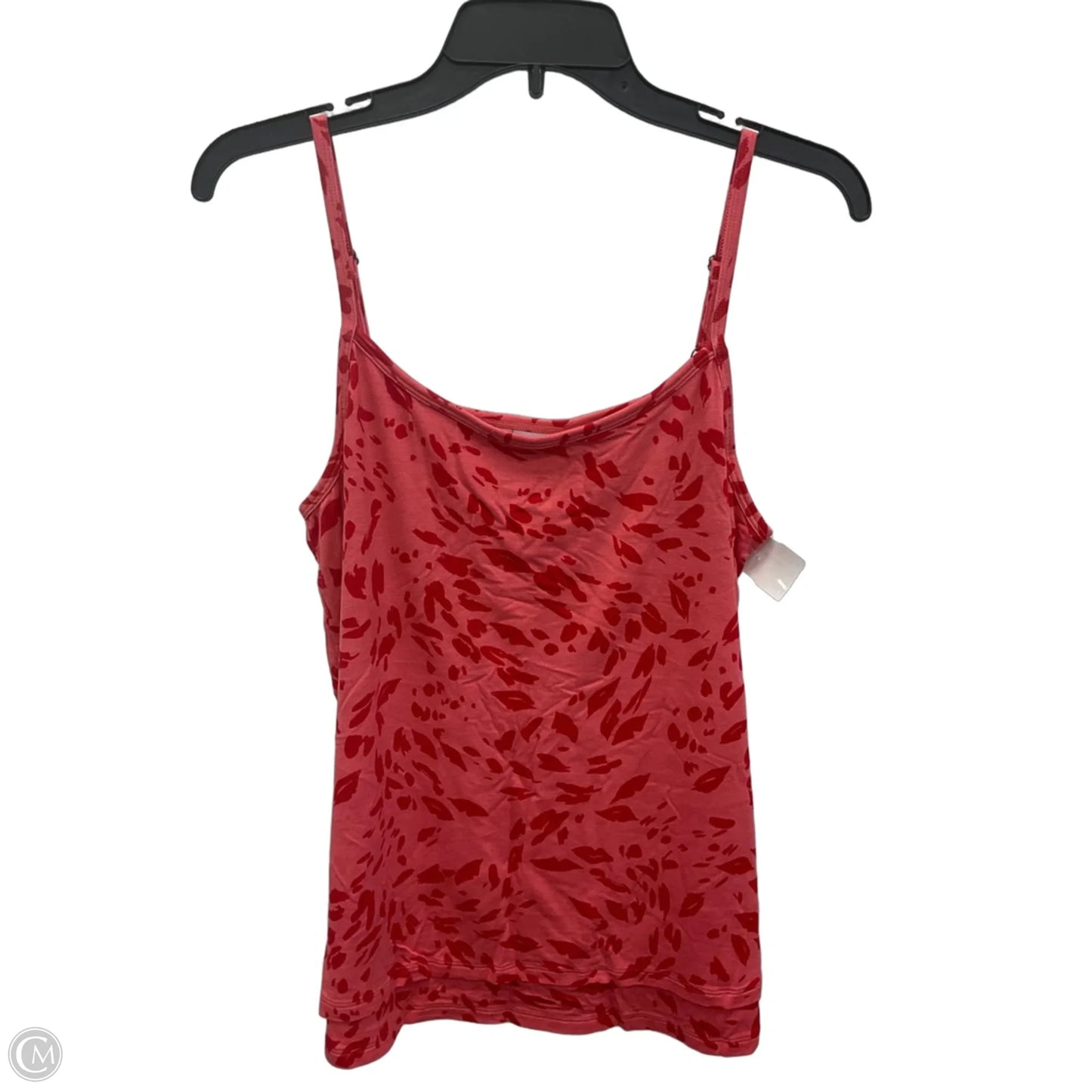 Top Sleeveless By Cabi In Pink & Red, Size: S