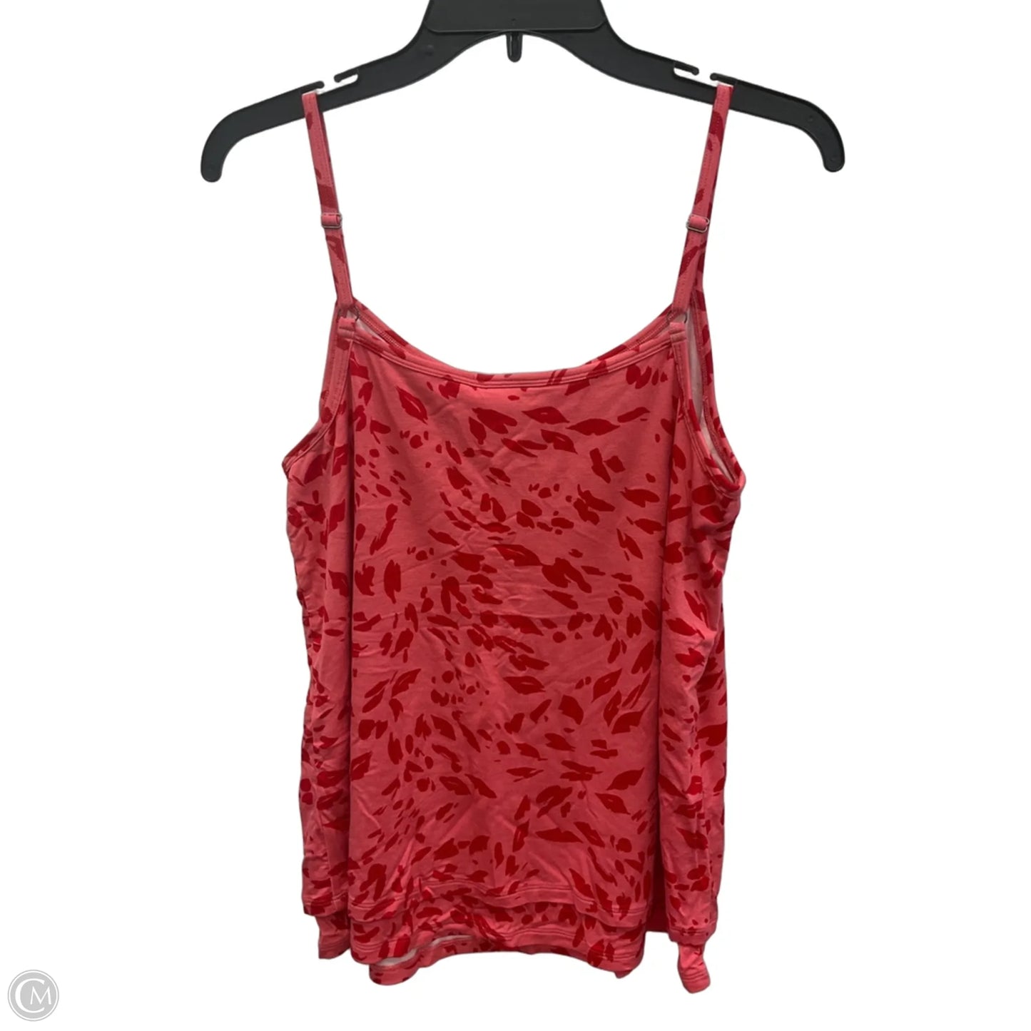 Top Sleeveless By Cabi In Pink & Red, Size: S