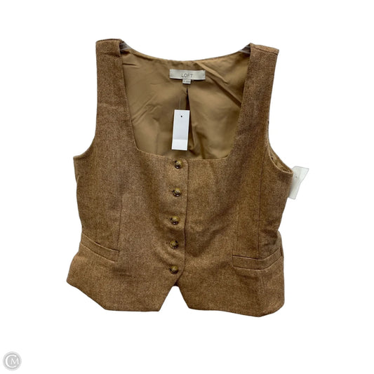 Vest Other By Loft In Tan, Size: M