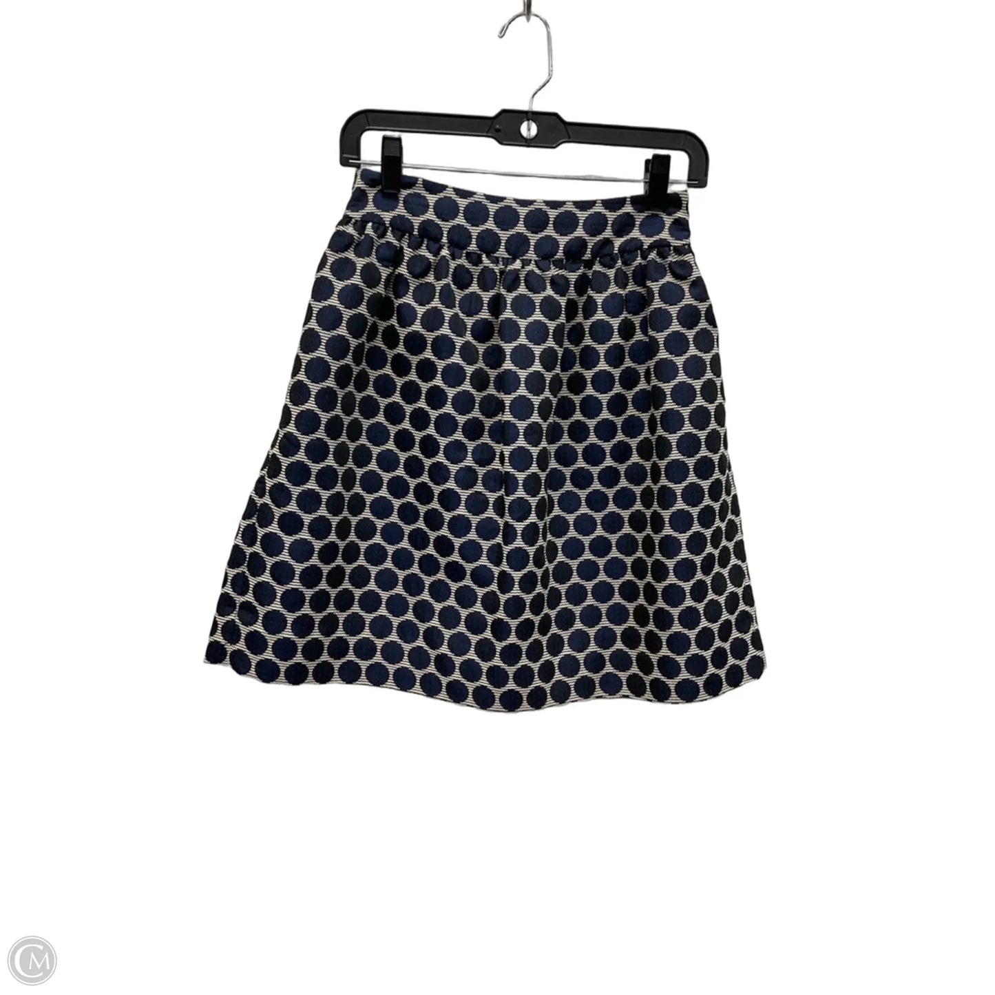 Skirt Designer By Kate Spade In Blue & White, Size: 2