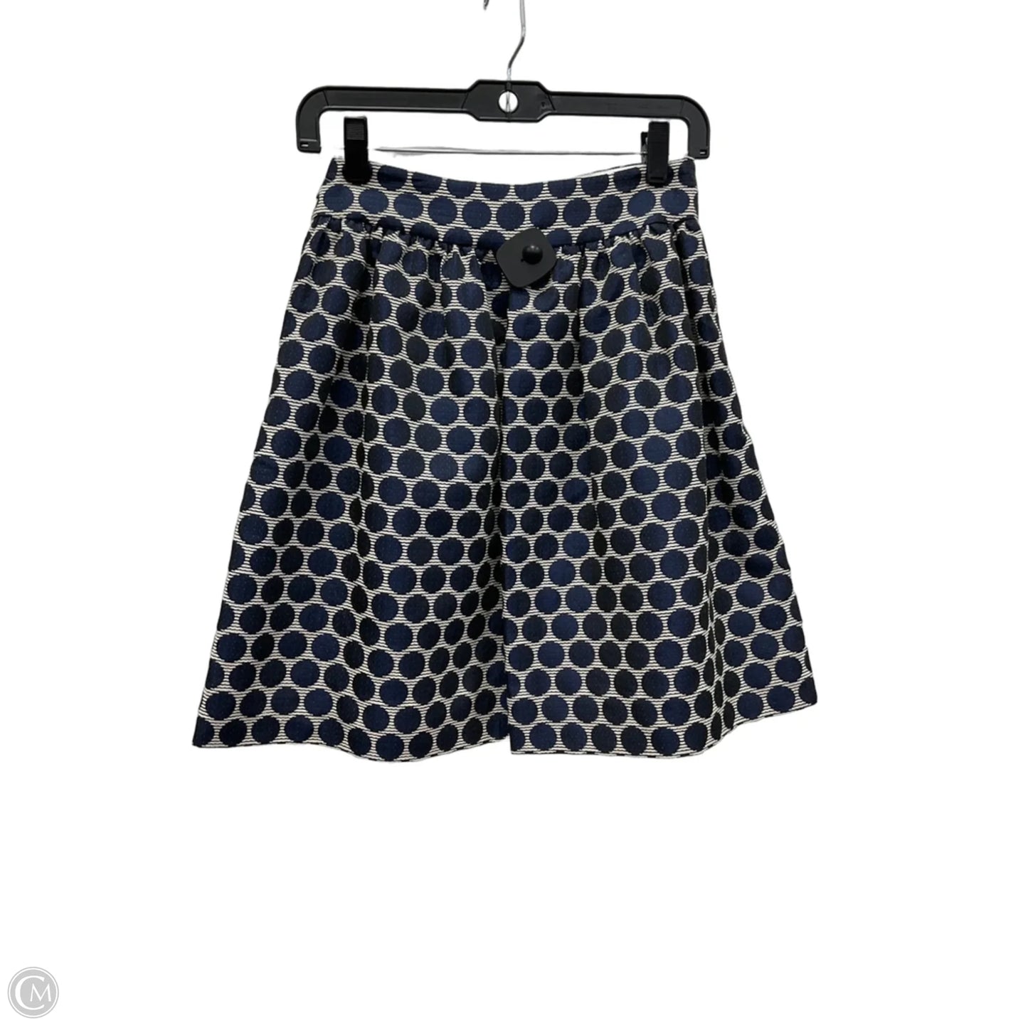 Skirt Designer By Kate Spade In Blue & White, Size: 2