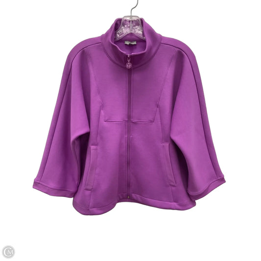 Athletic Jacket By Talbots In Purple, Size: M