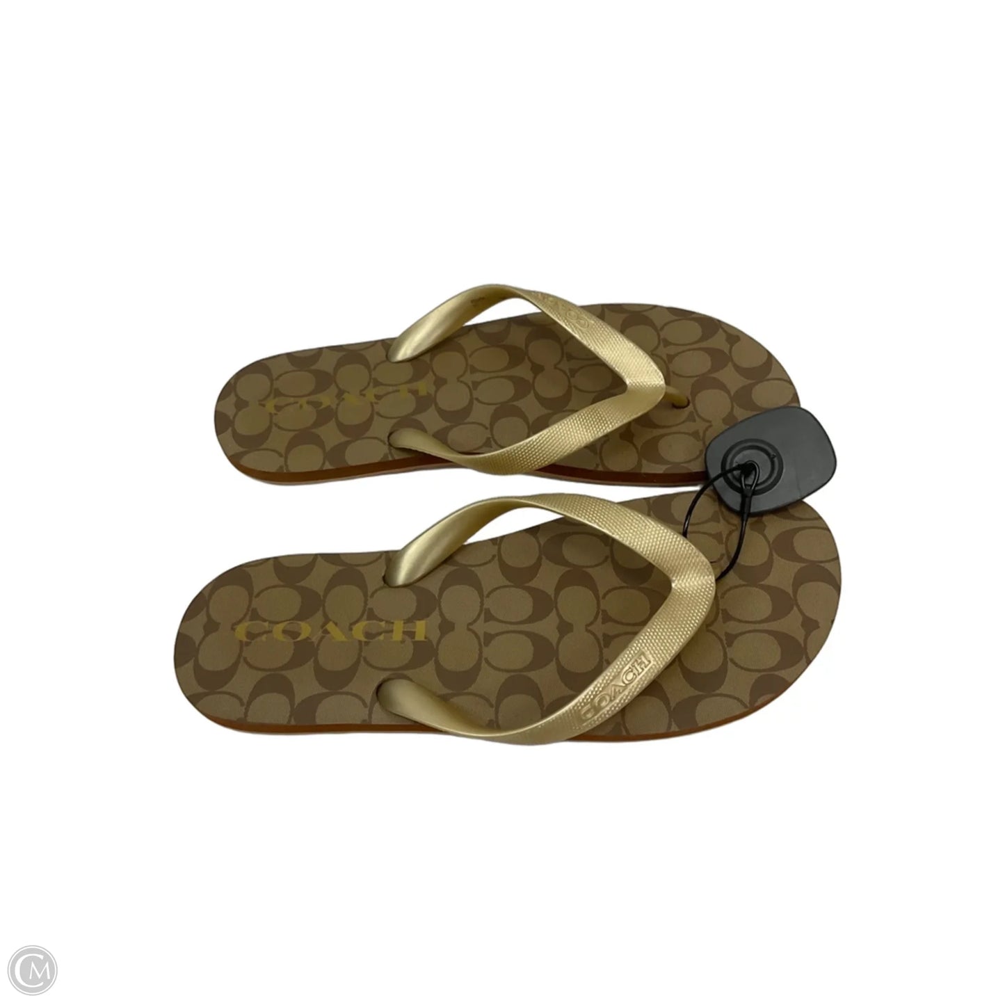 Sandals Designer By Coach In Tan, Size: 10