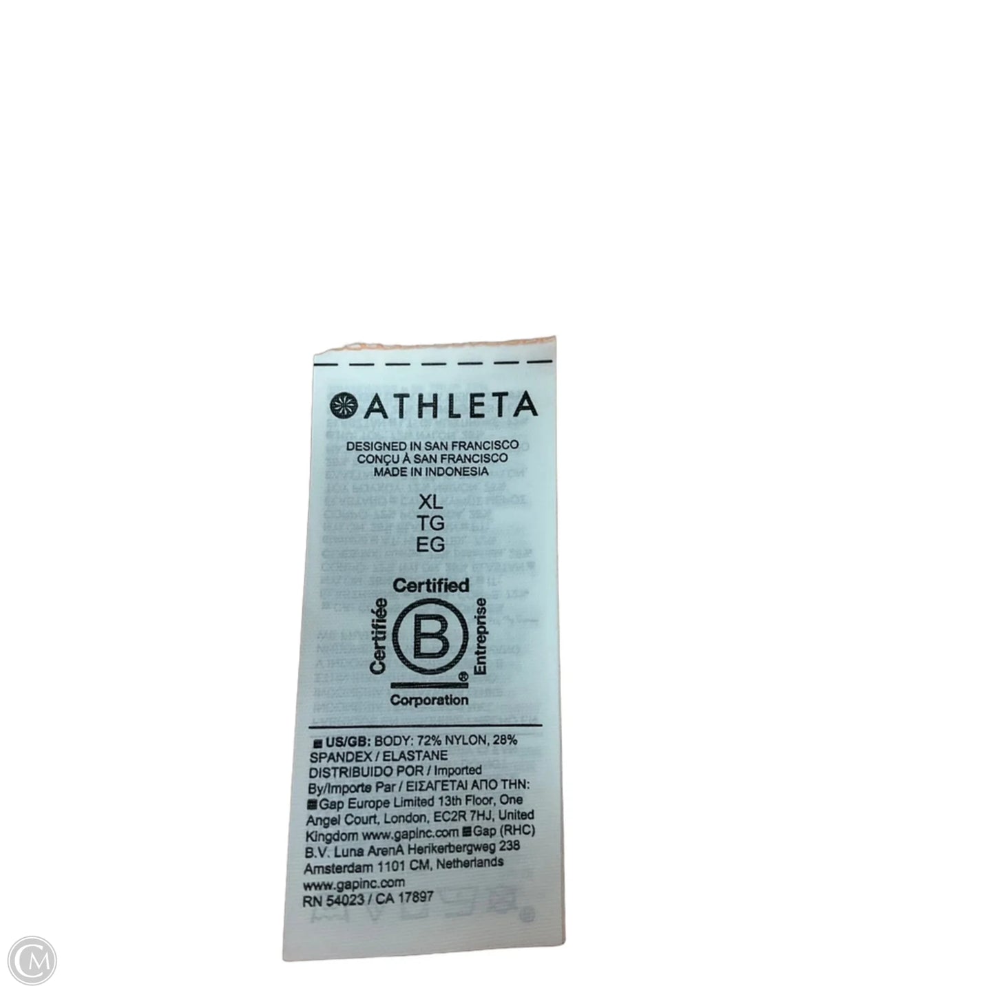 Athletic Tank Top By Athleta In Peach, Size: Xl