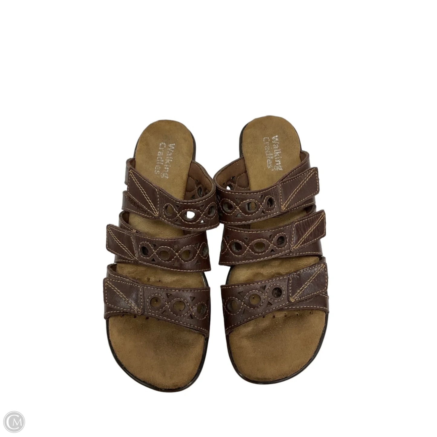 Sandals Flats By Cmf In Brown, Size: 6.5
