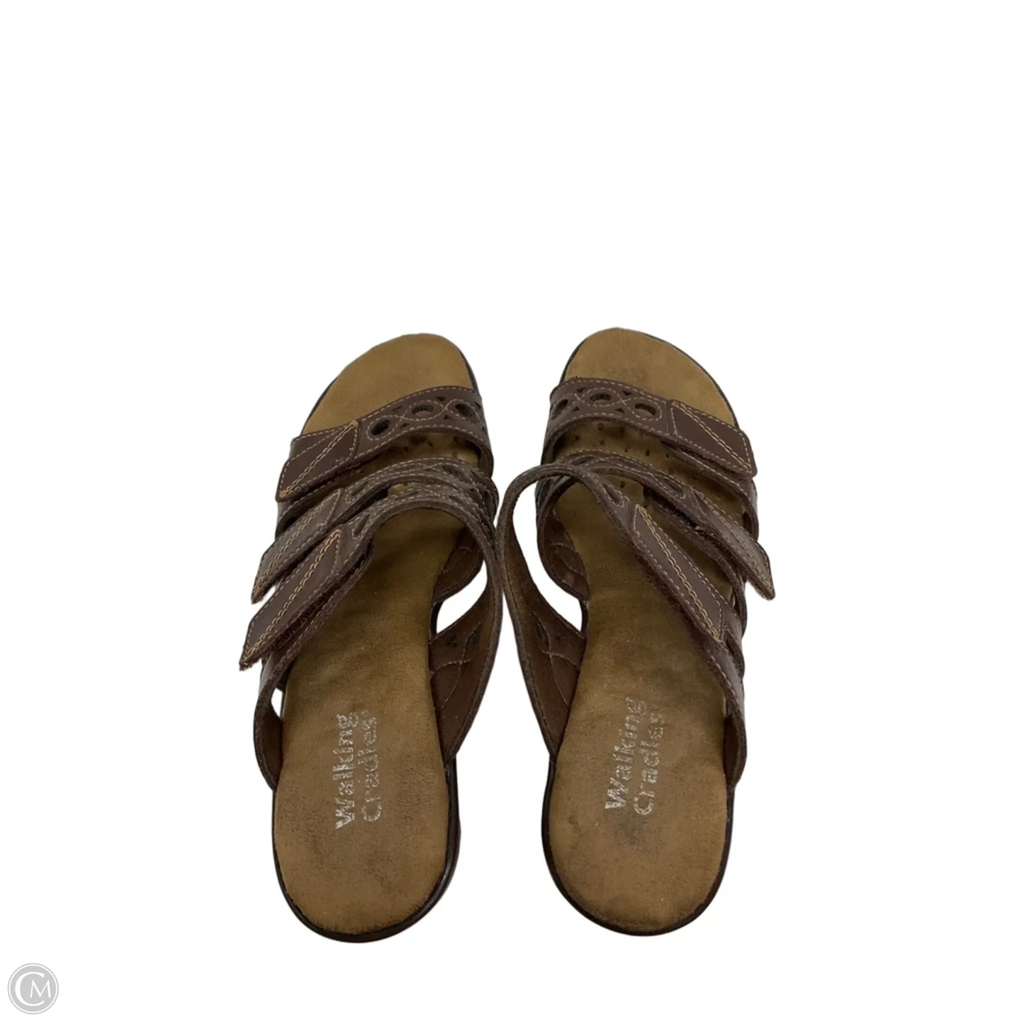 Sandals Flats By Cmf In Brown, Size: 6.5