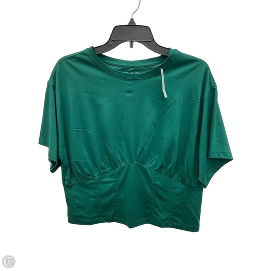 Top Short Sleeve By Loft In Green, Size: M