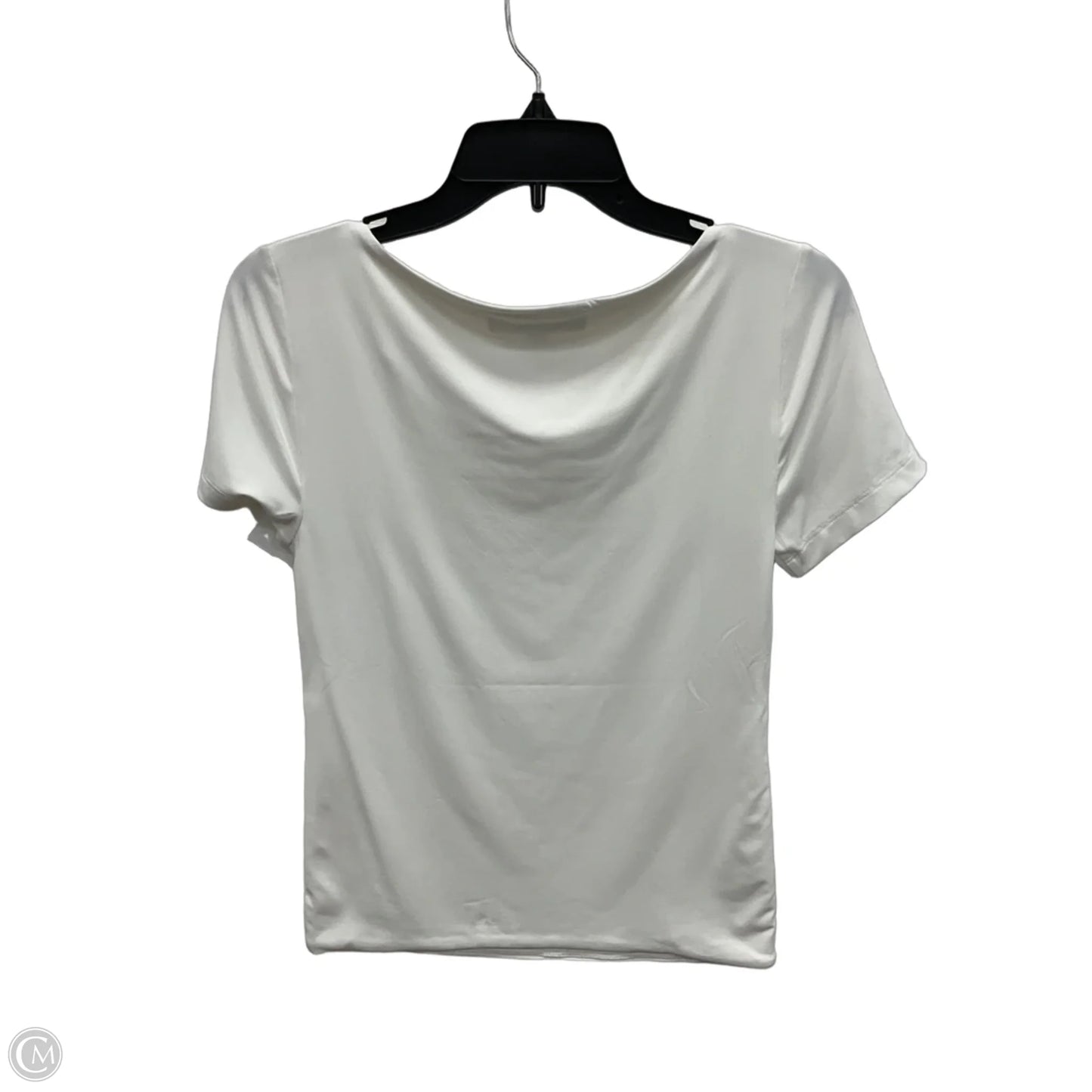Top Short Sleeve By Loft In White, Size: M