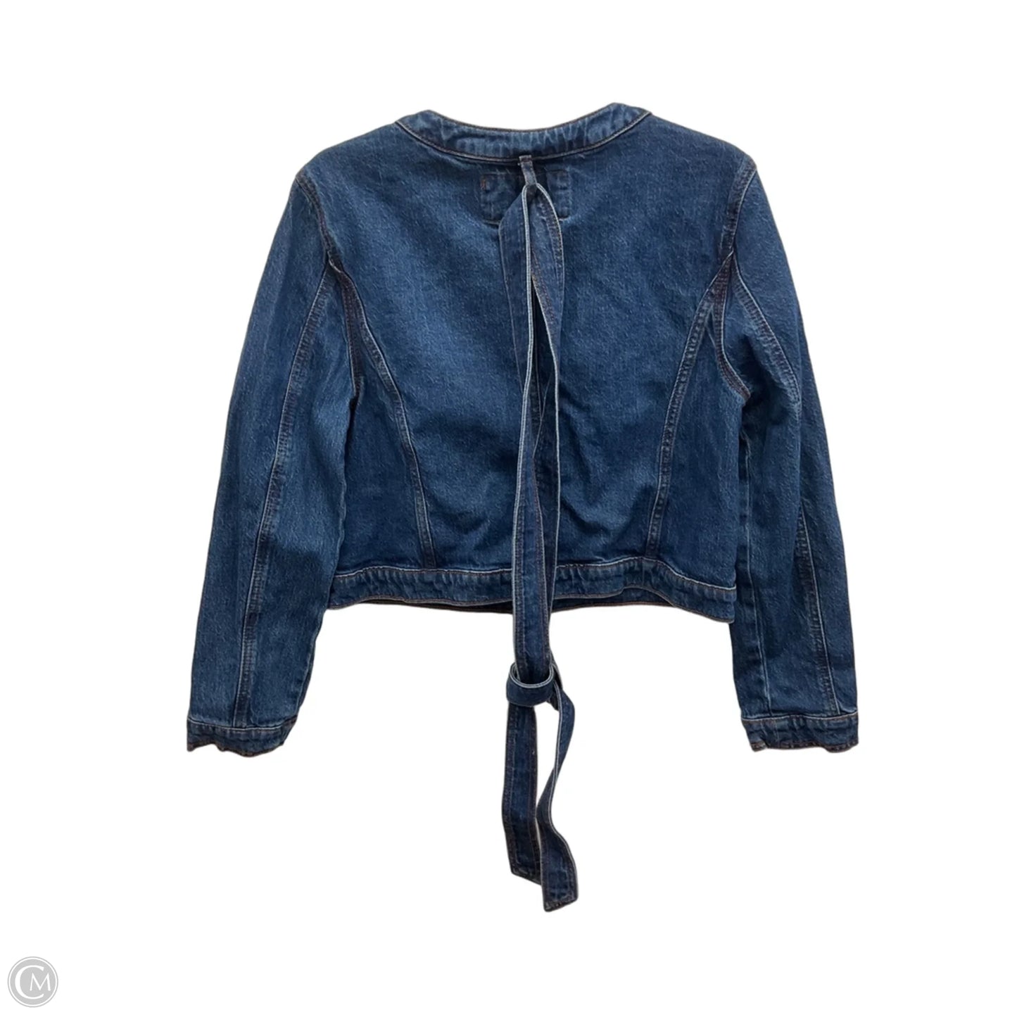 Jacket Denim By Loft In Blue Denim, Size: L