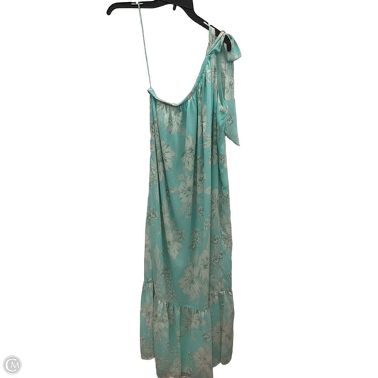 Dress Casual Maxi By Loft In Blue & White, Size: L
