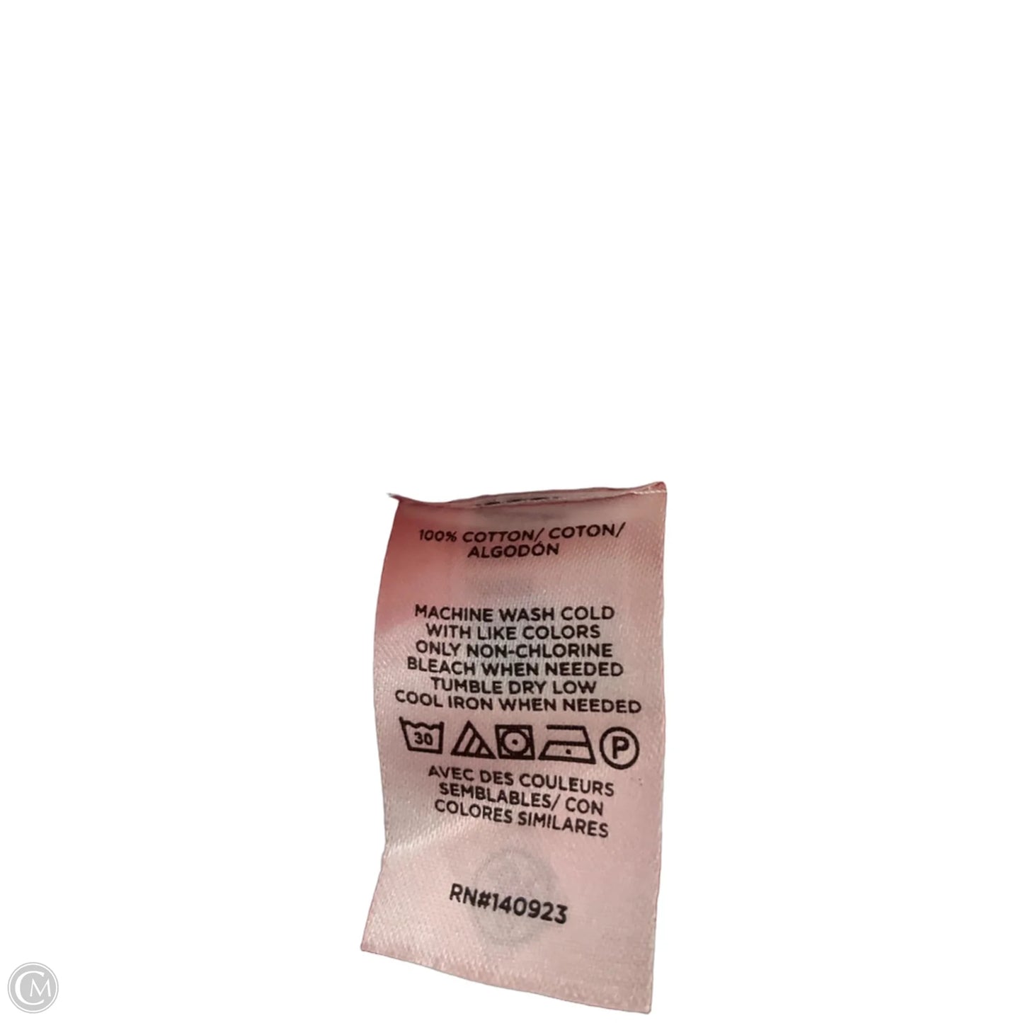 Top Sleeveless By Loft In Red & White, Size: L