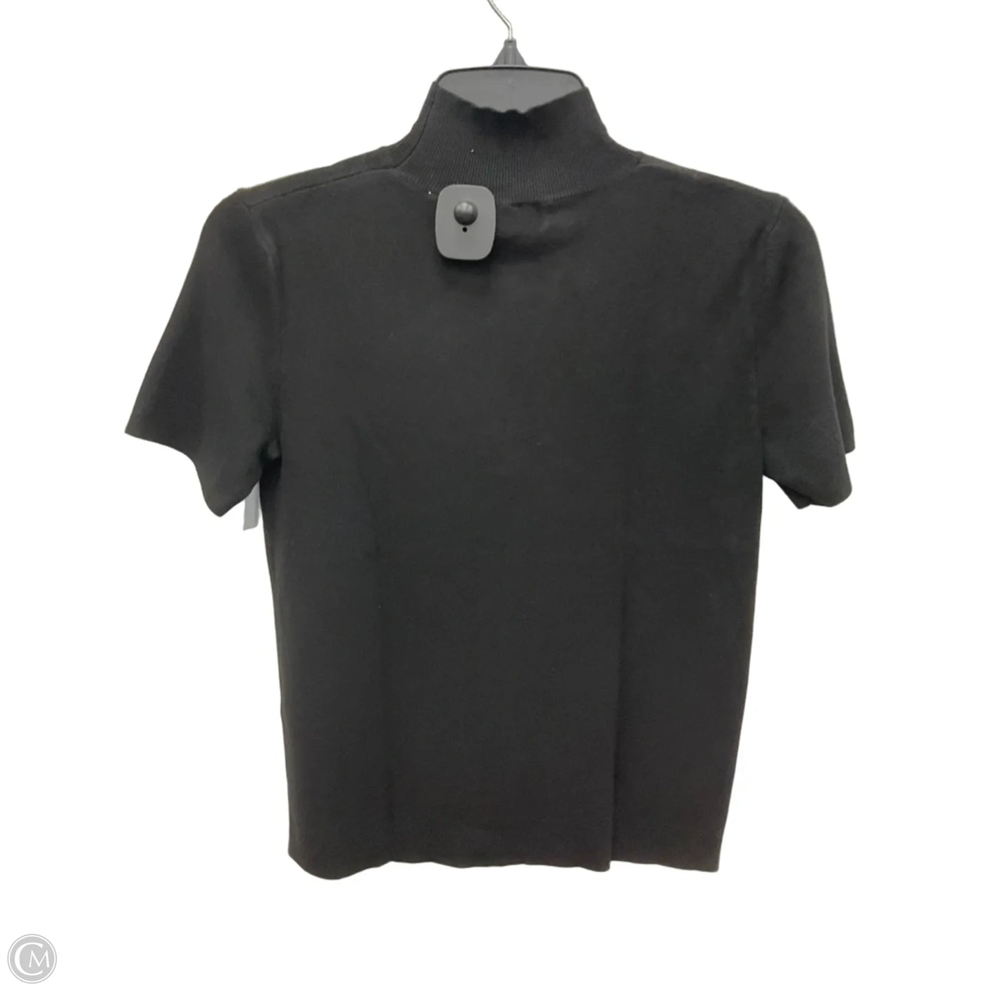 Top Short Sleeve Basic By Tahari In Black, Size: Xs