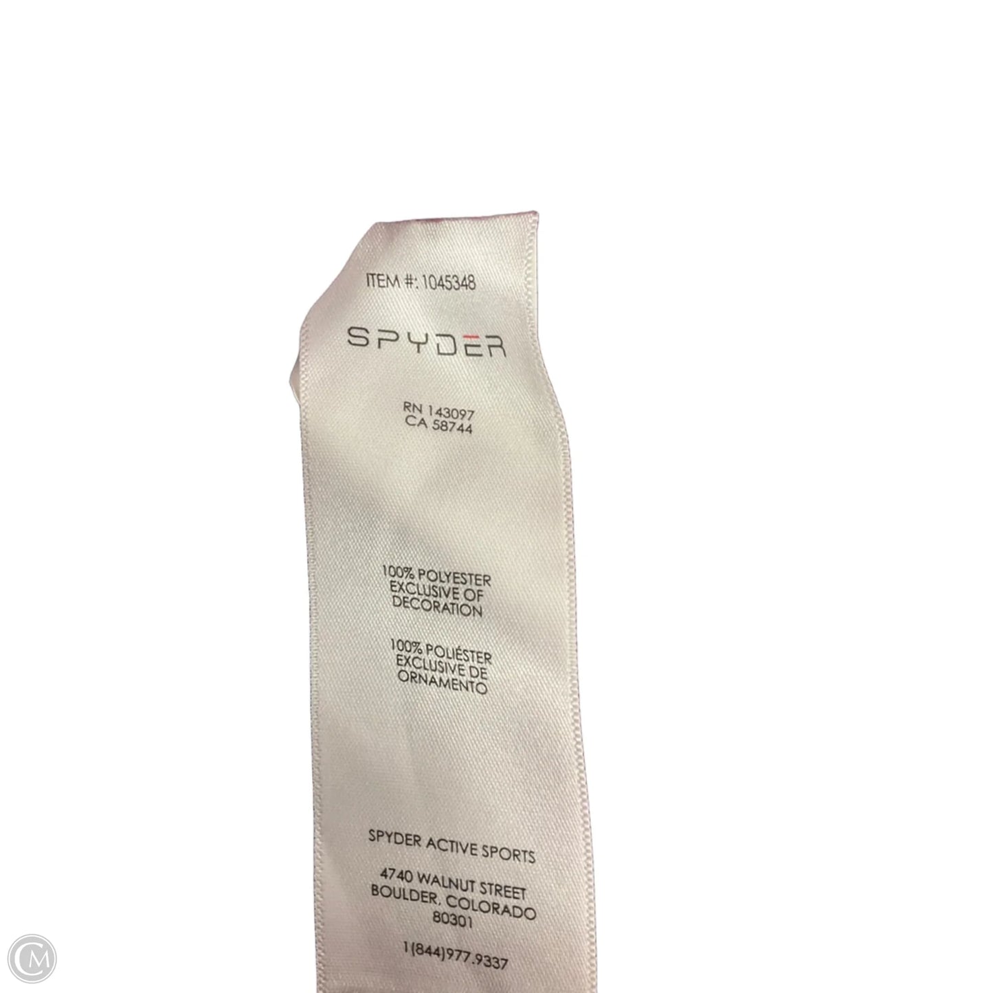 Athletic Jacket By Spyder In Purple, Size: S