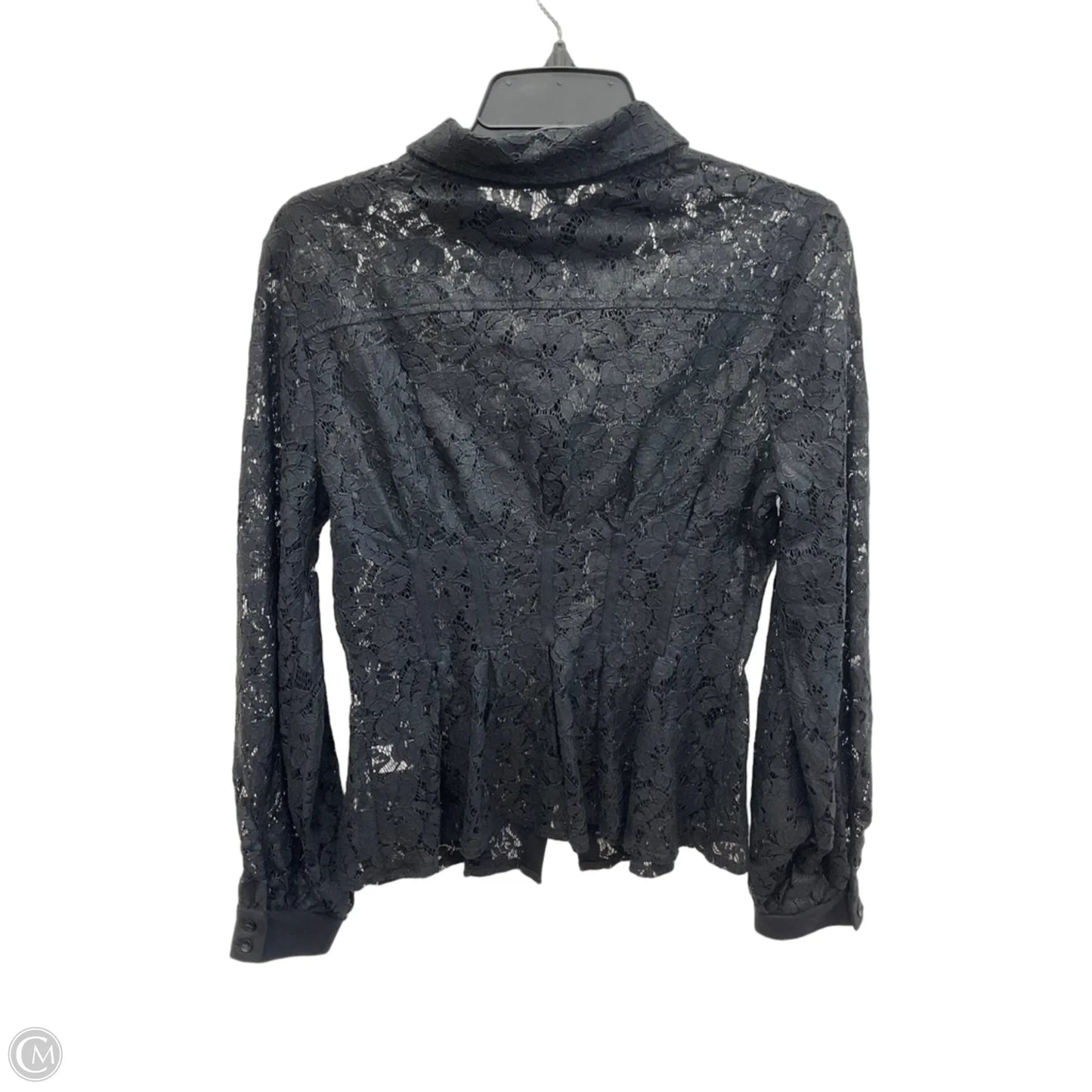 Blouse Long Sleeve By Venus In Black, Size: Xs