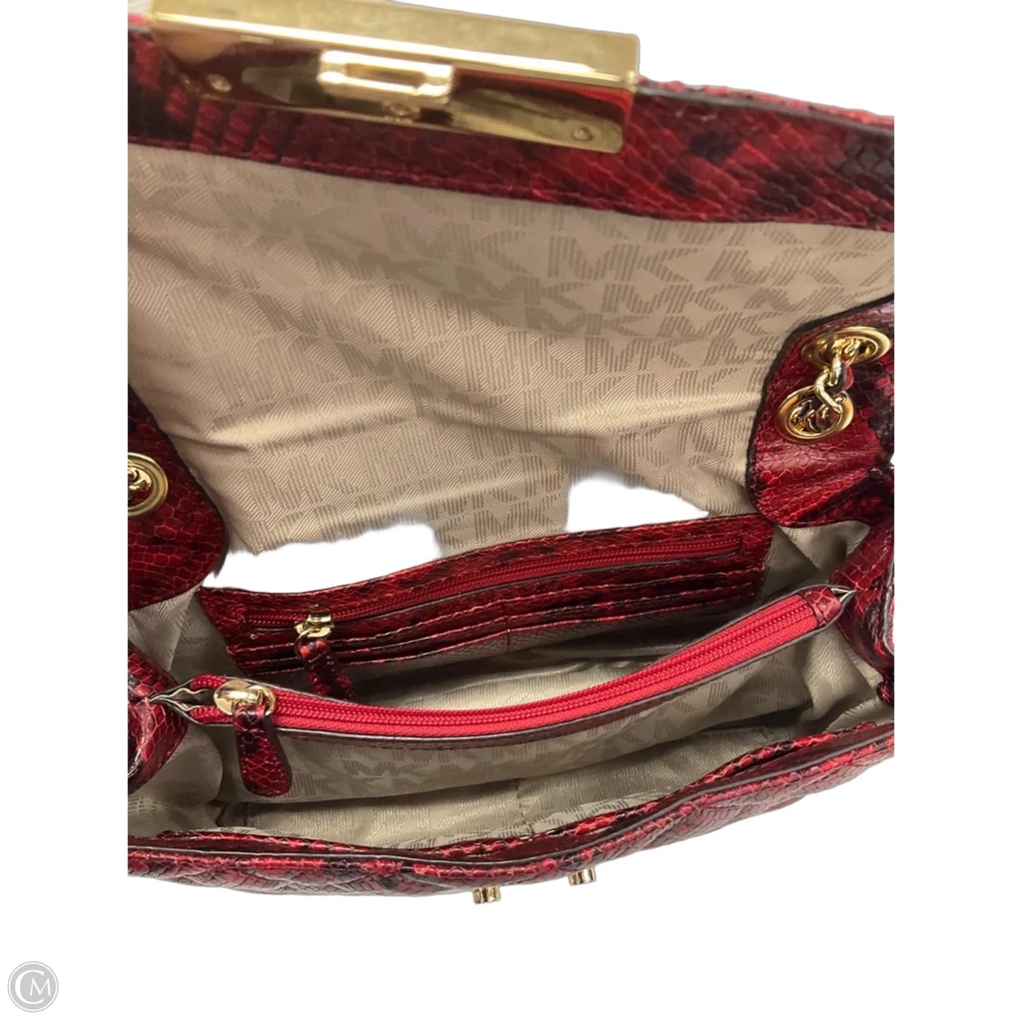 Crossbody Designer By Michael Kors, Size: Medium