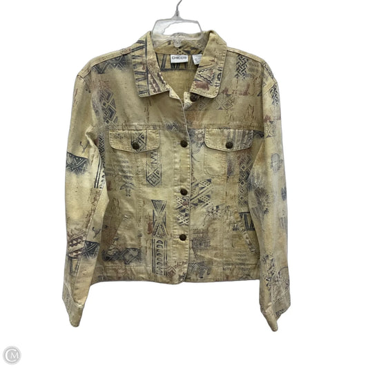 Jacket Other By Chicos In Tan, Size: L