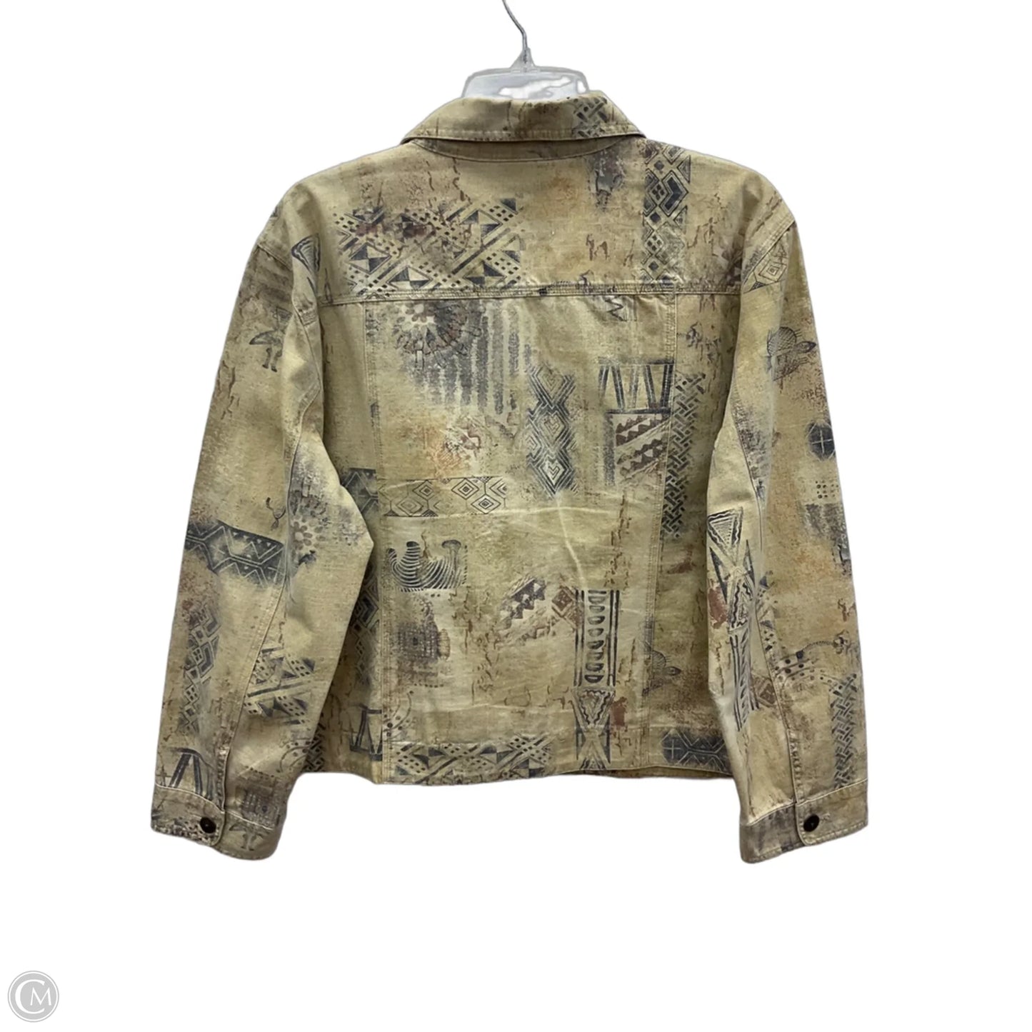 Jacket Other By Chicos In Tan, Size: L