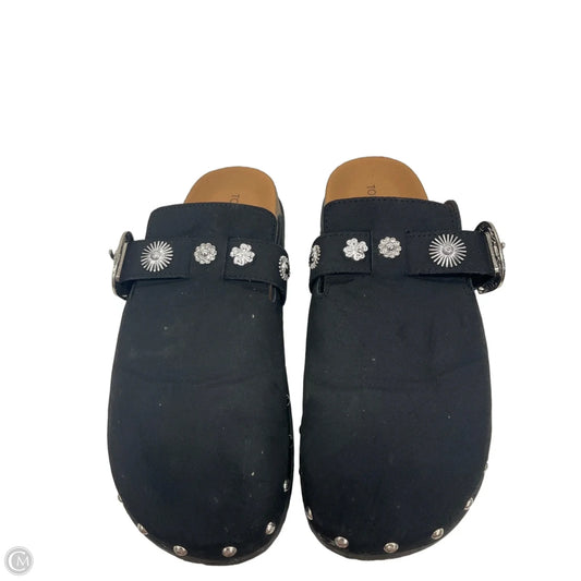 Shoes Flats By Top Moda In Black & Brown, Size: 10
