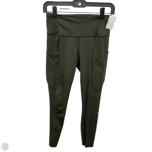 Athletic Leggings By Lululemon In Green, Size: 6