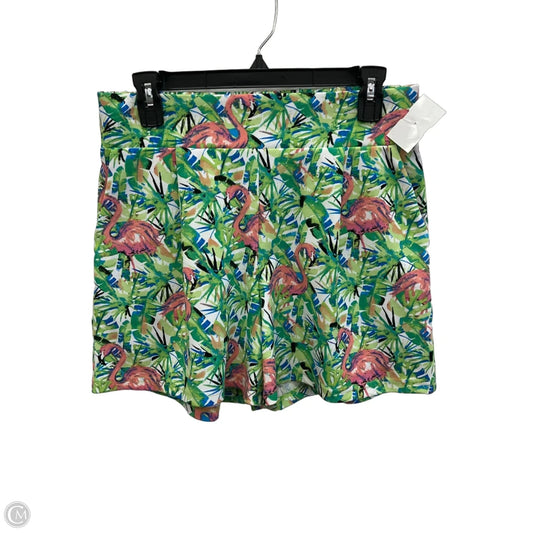 Shorts By Versona In Green & Pink, Size: M