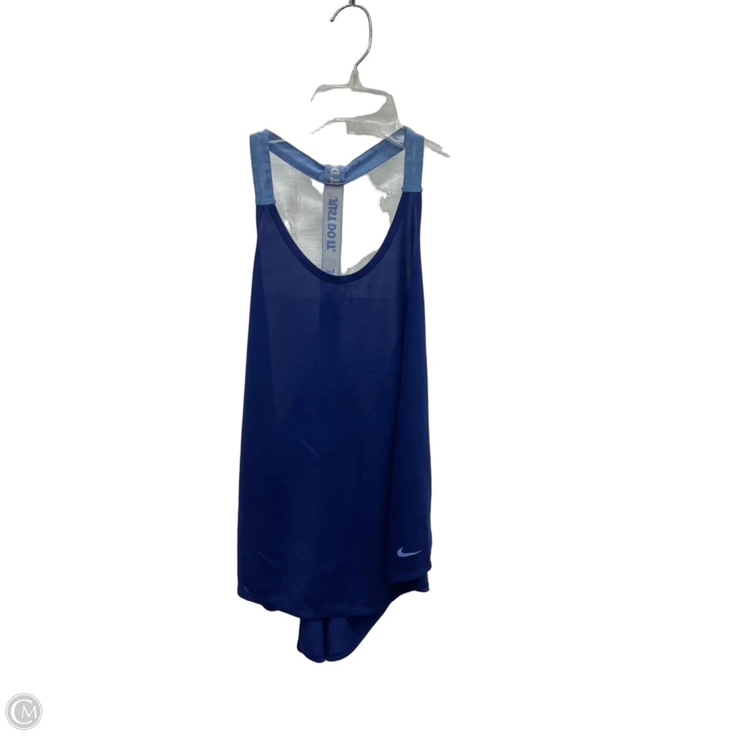 Athletic Tank Top By Nike Apparel In Blue, Size: M