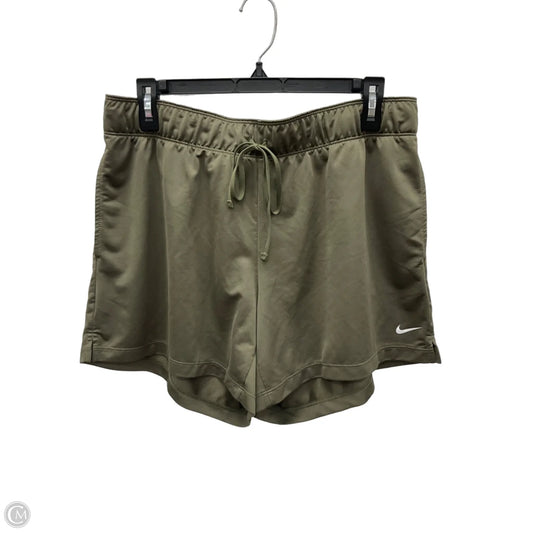 Athletic Shorts By Nike Apparel In Green, Size: L