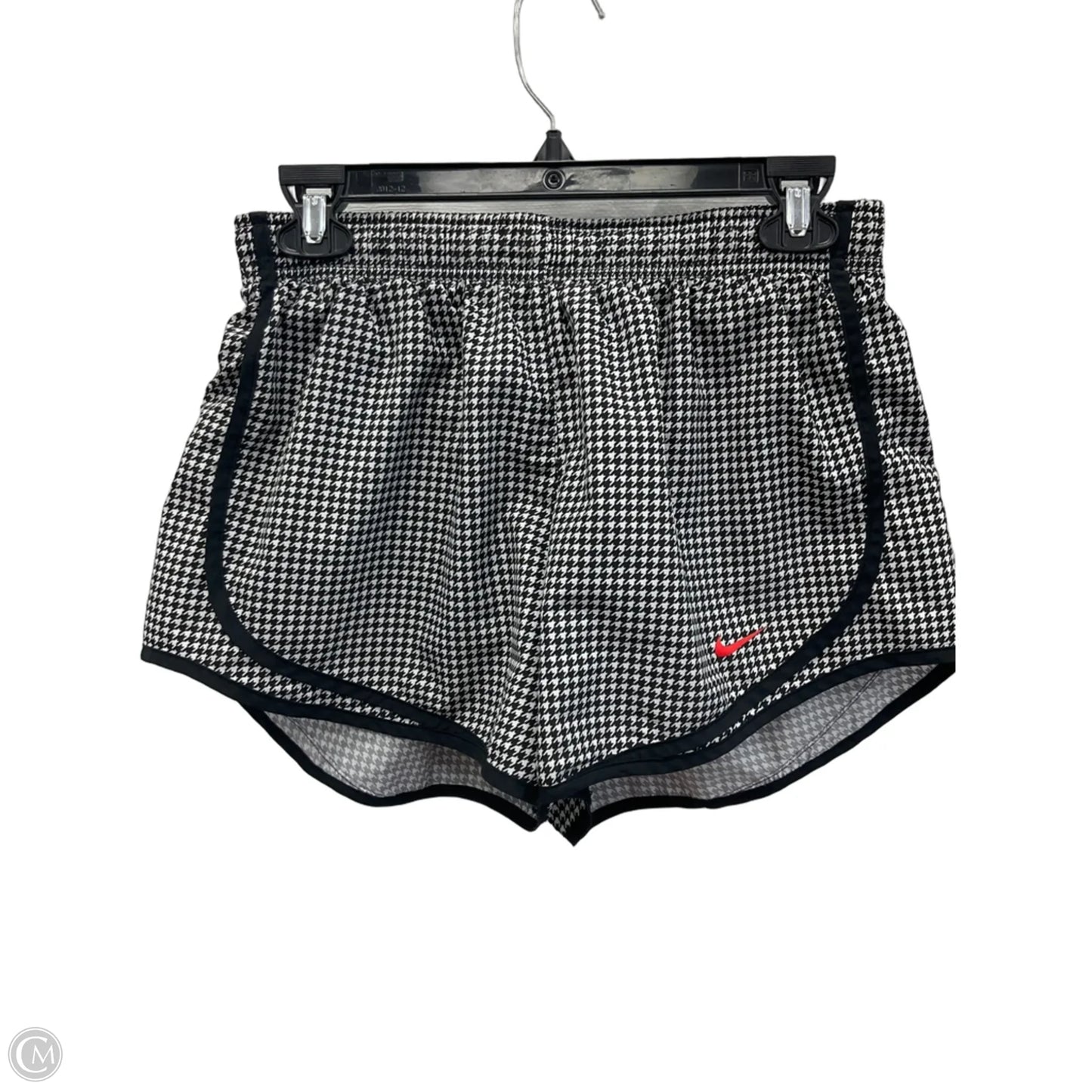 Athletic Shorts By Nike Apparel In Black & White, Size: M