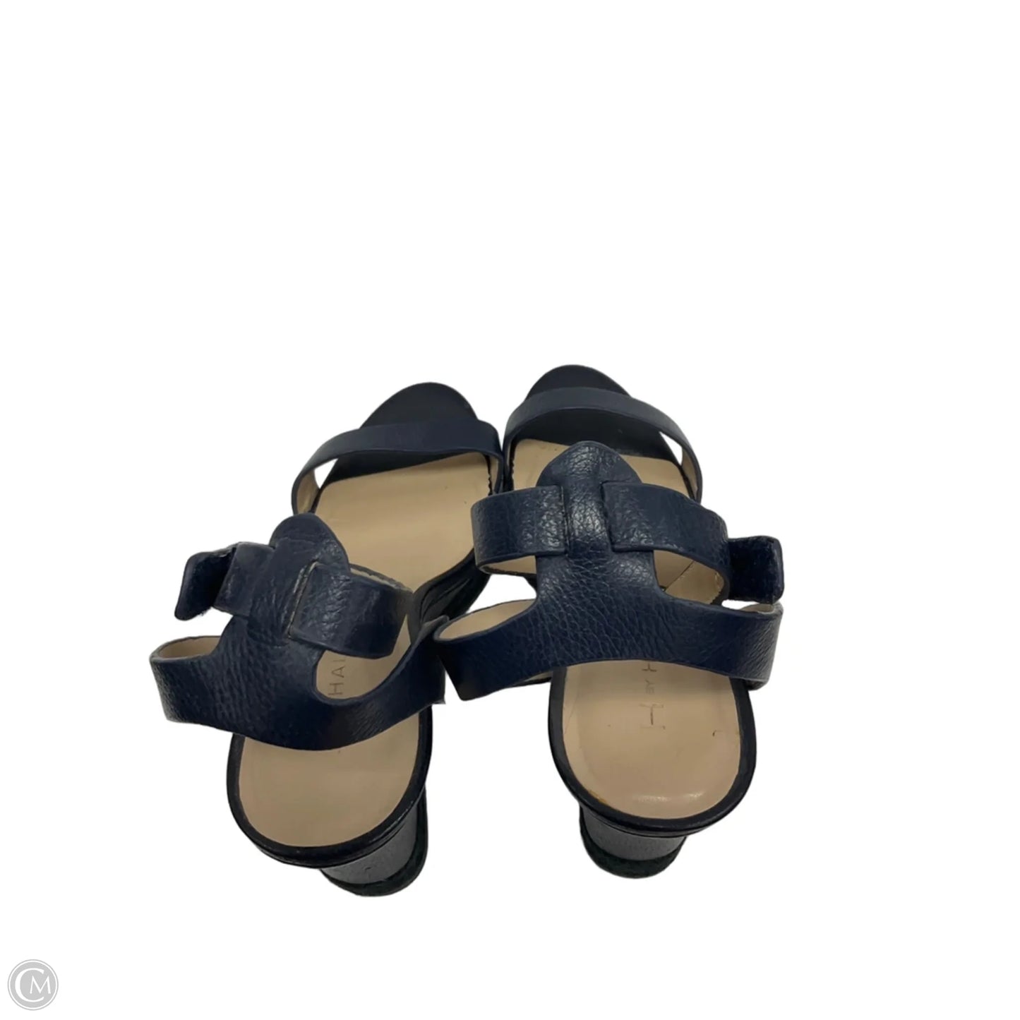 Sandals Flats By H For Halston In Navy, Size: 7.5