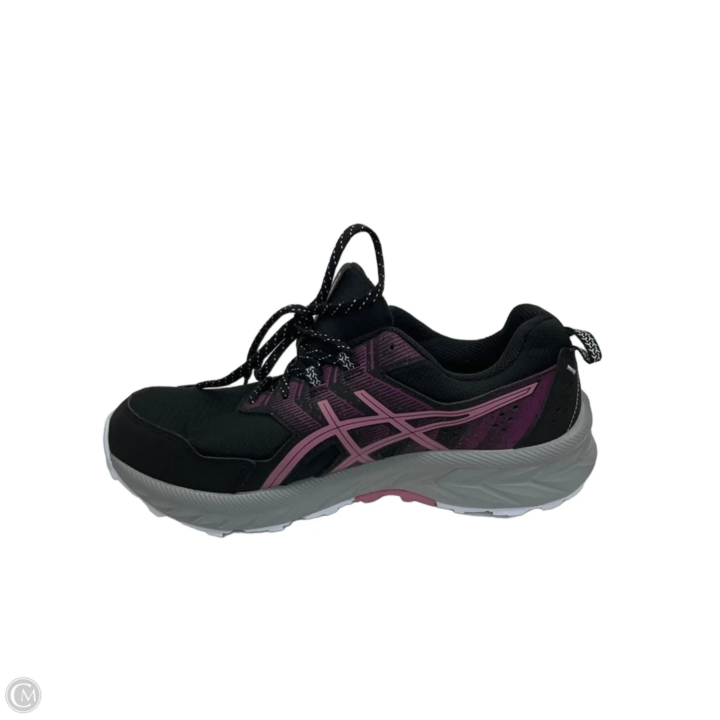 Shoes Athletic By Asics In Black & Purple, Size: 11