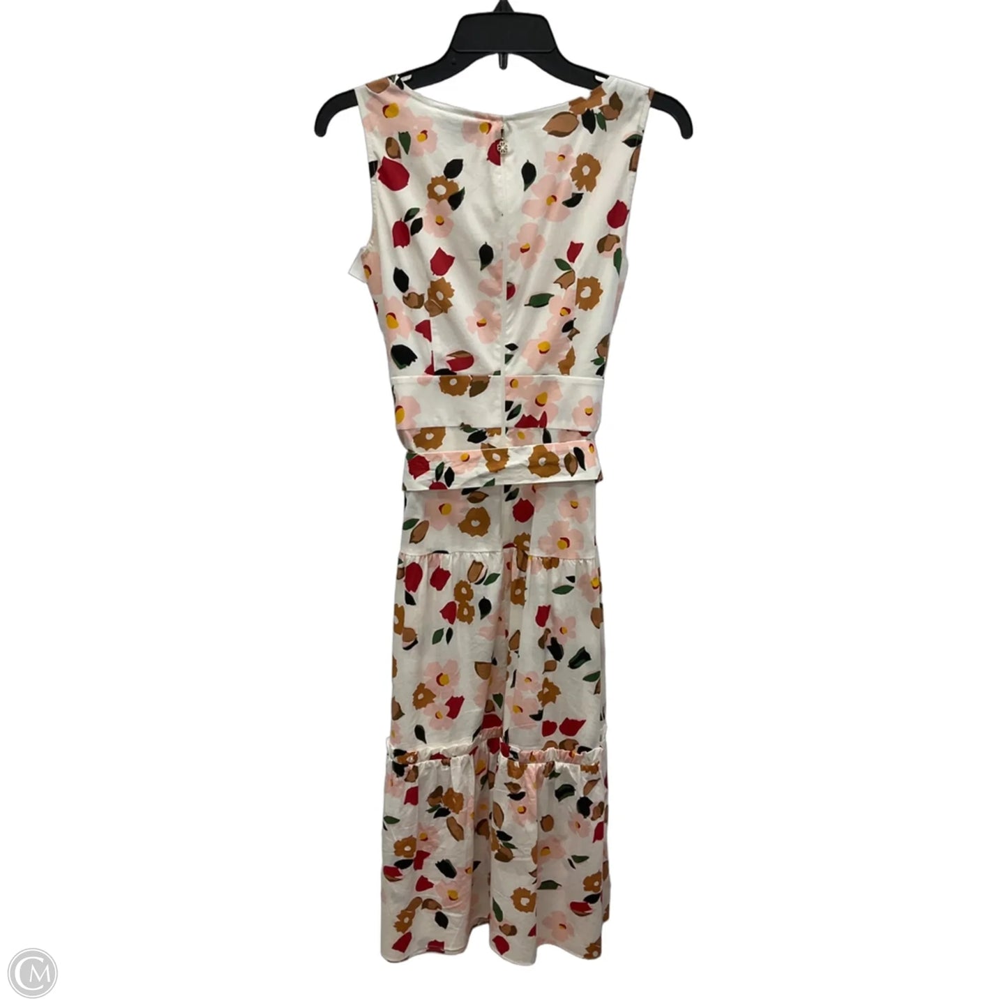 Dress Designer By Kate Spade In Pink & White, Size: S