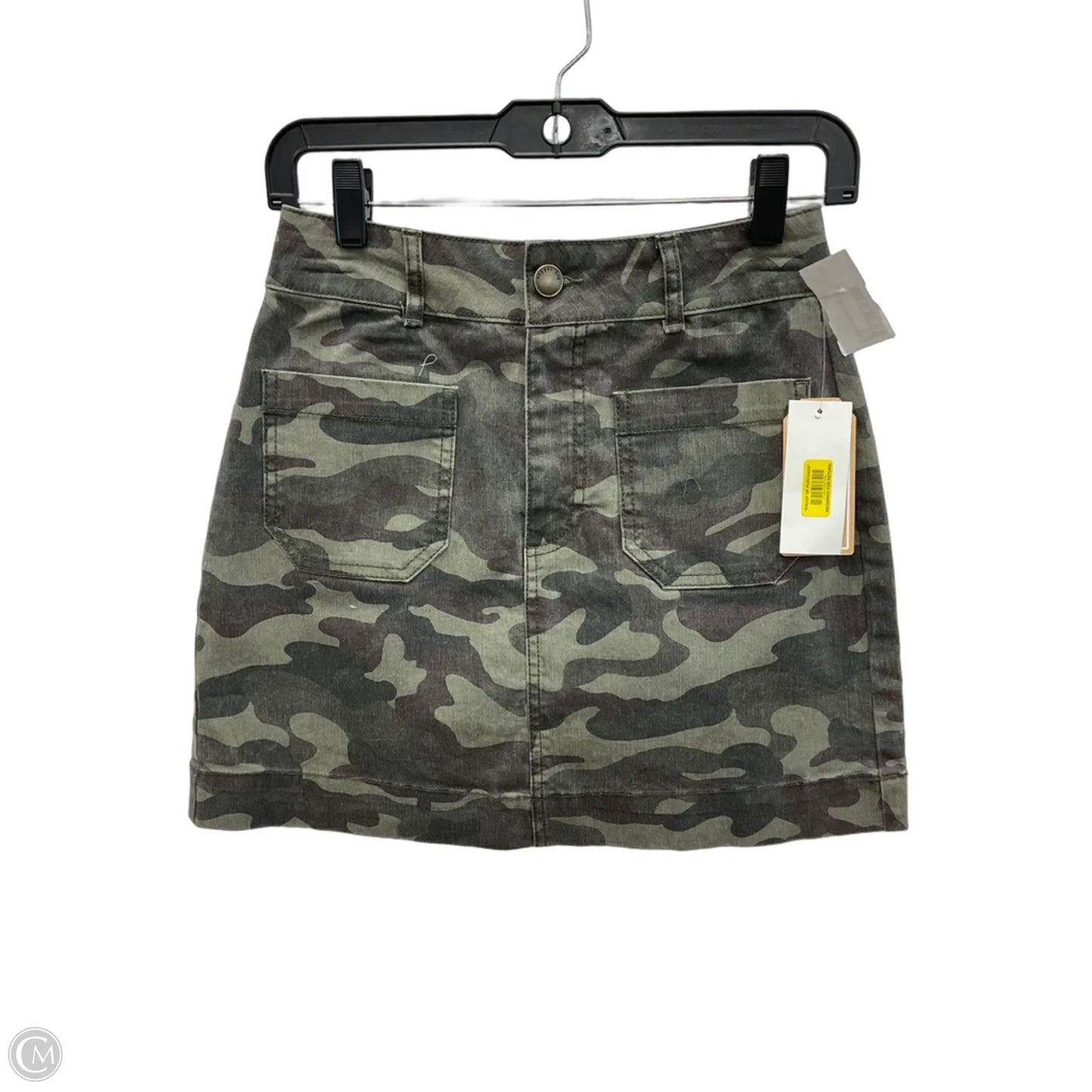 Skirt Mini & Short By Copper Key In Camouflage Print, Size: Xs