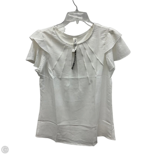 Top Short Sleeve By Blooming Jelly In White, Size: Xs