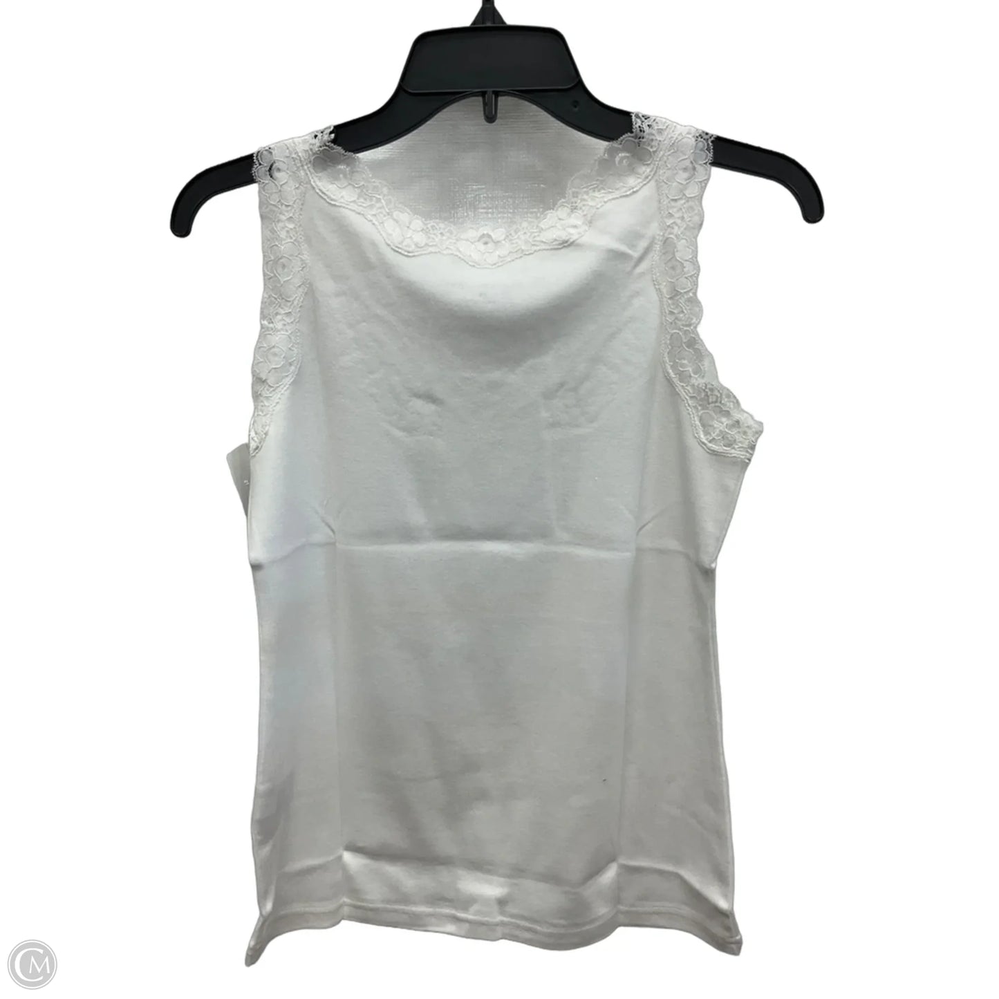 Top Sleeveless Basic By Karen Scott In White, Size: Xs