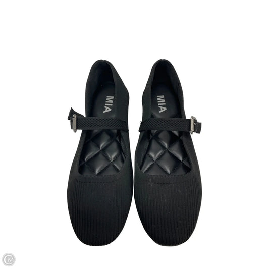 Shoes Flats By Mia In Black, Size: 6.5