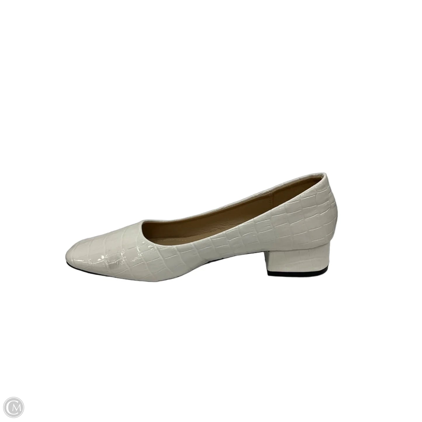 Shoes Heels Block By Clothes Mentor In White, Size: 7