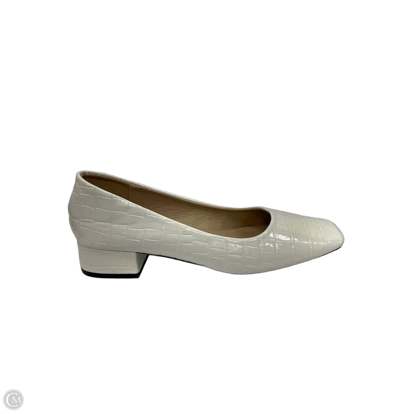 Shoes Heels Block By Clothes Mentor In White, Size: 7