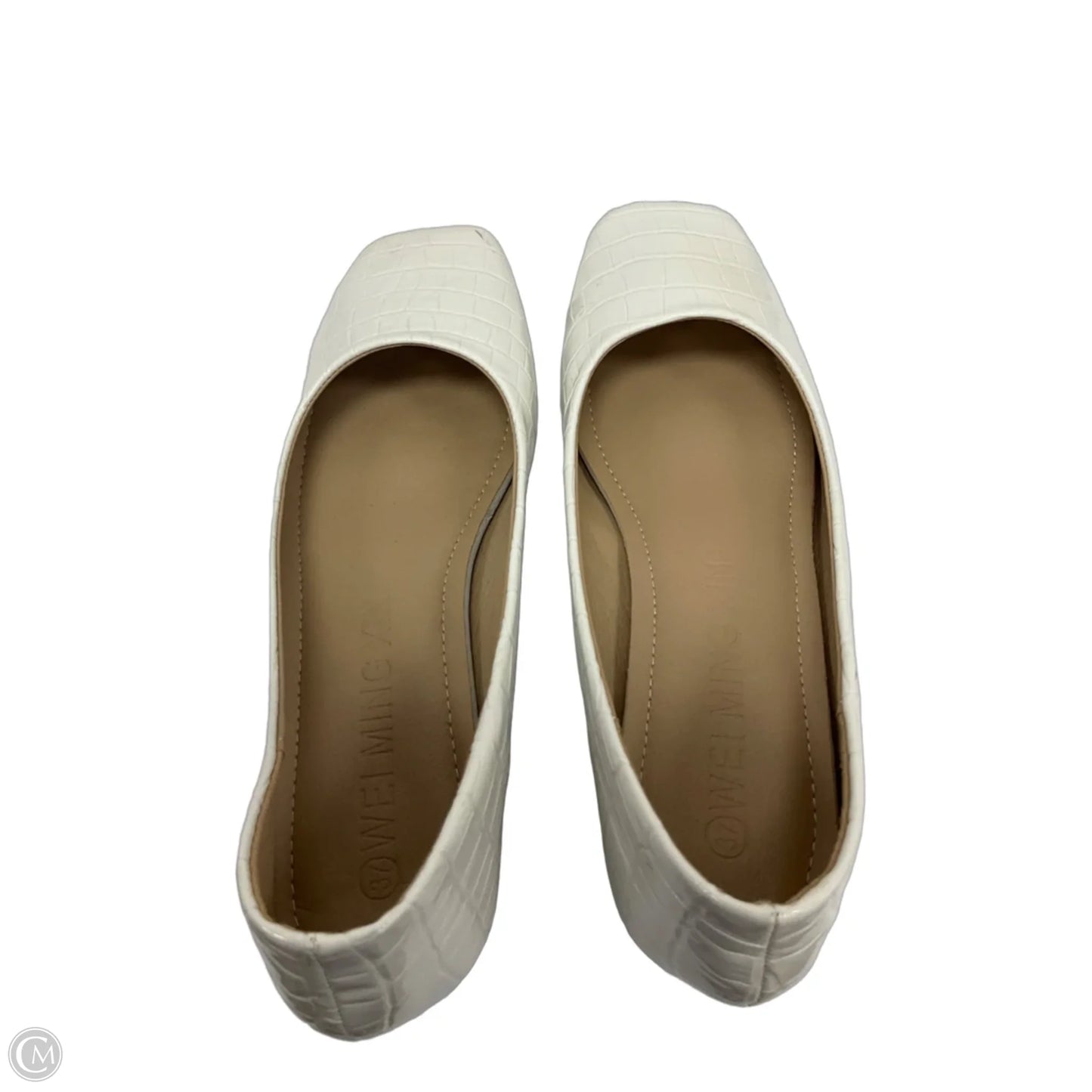Shoes Heels Block By Clothes Mentor In White, Size: 7