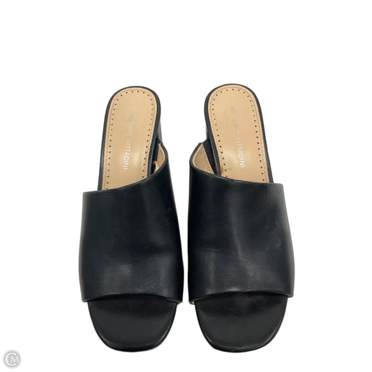 Shoes Heels Block By Adrienne Vittadini In Black & Tan, Size: 7