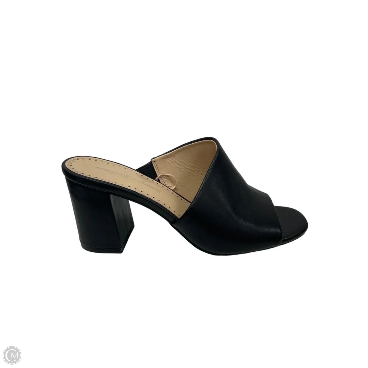 Shoes Heels Block By Adrienne Vittadini In Black & Tan, Size: 7