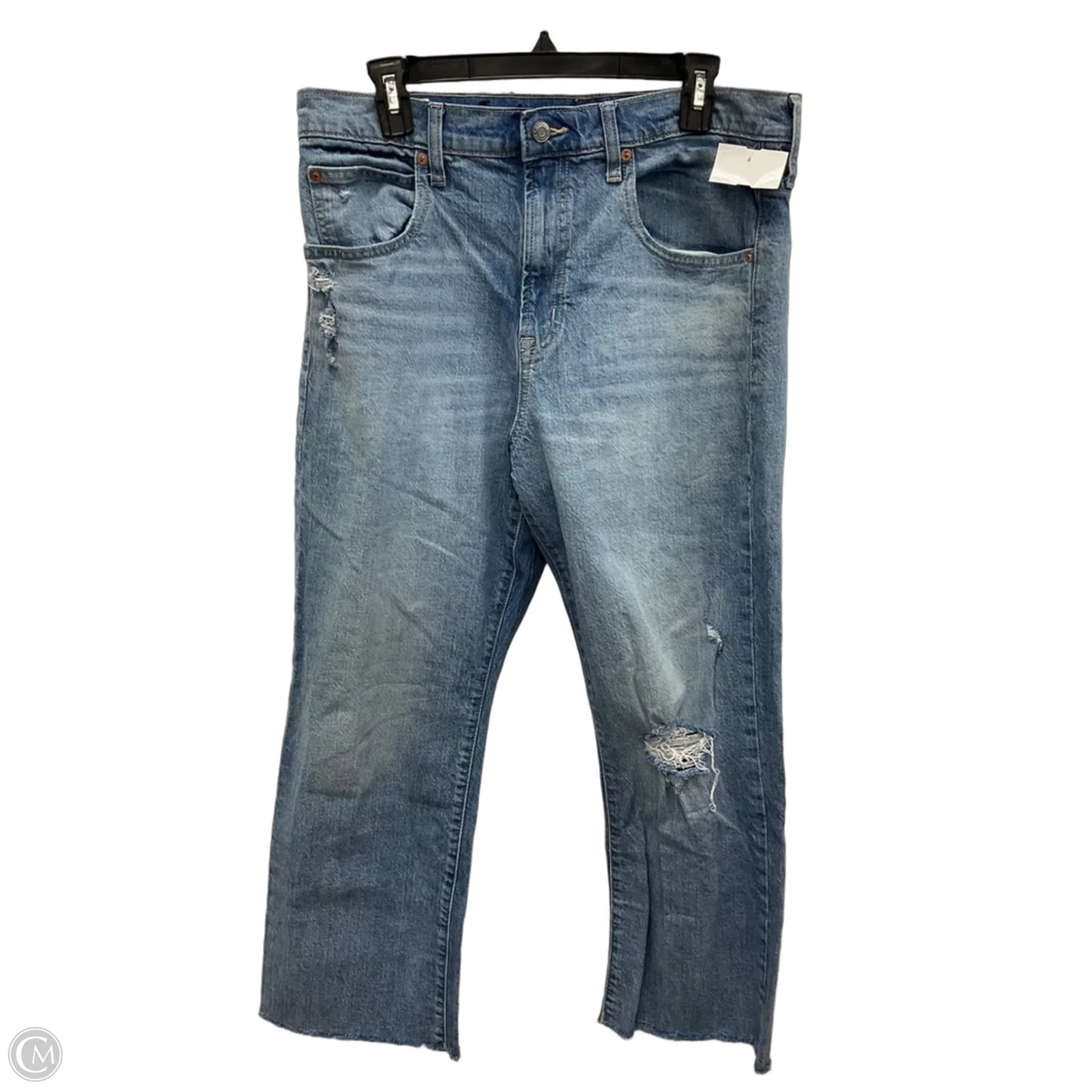 Jeans Flared By Gap In Blue Denim, Size: 12