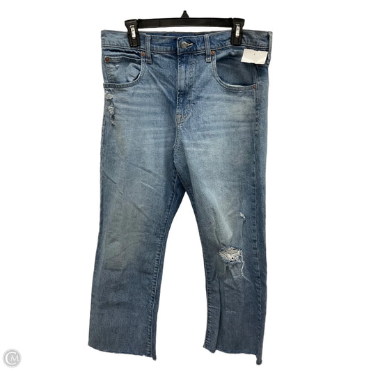 Jeans Flared By Gap In Blue Denim, Size: 12
