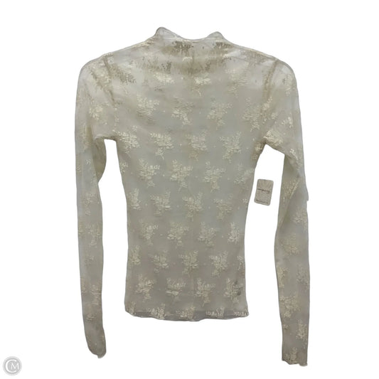 Top Long Sleeve By Free People In Cream, Size: Xs