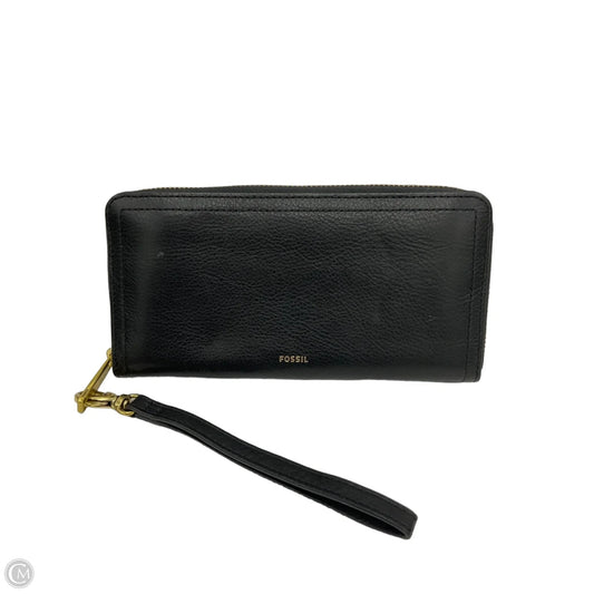 Wristlet Leather By Fossil, Size: Medium