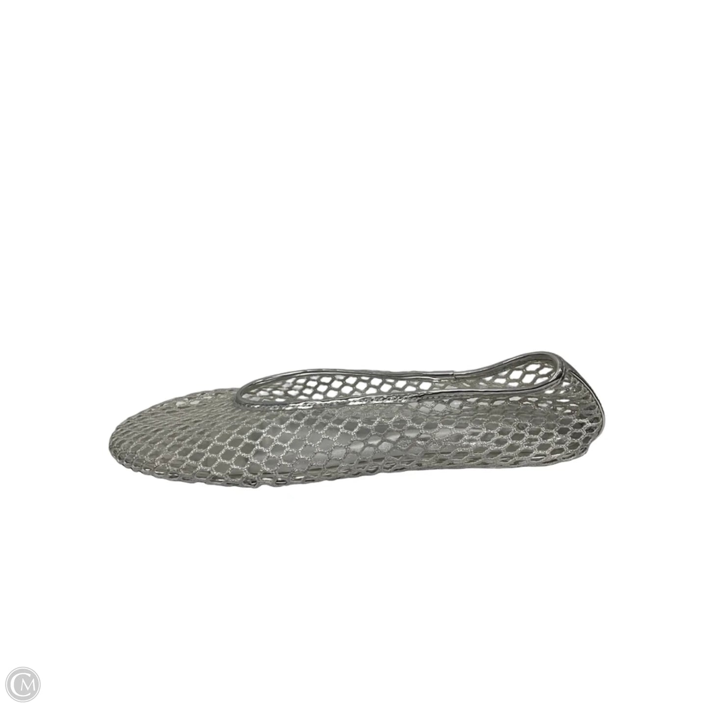 Shoes Flats By Mng In Silver, Size: 8