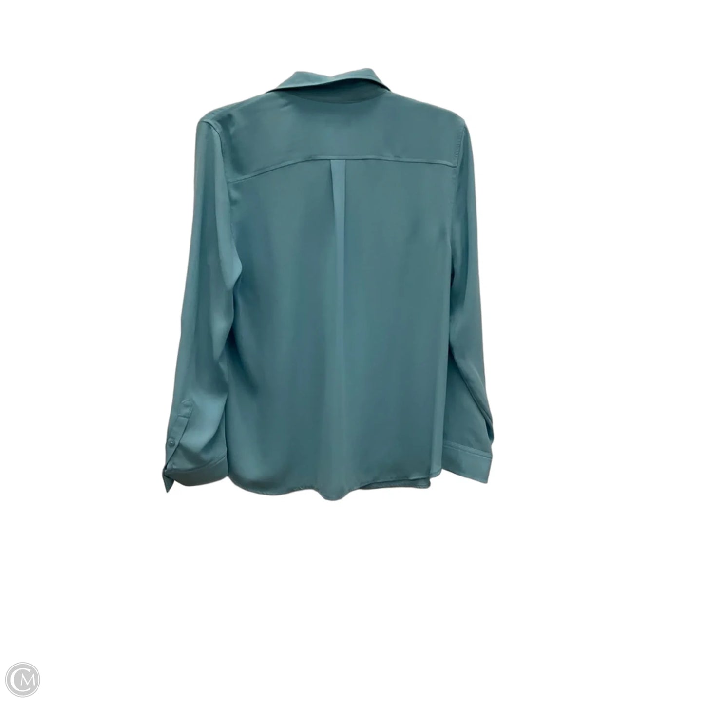 Blouse Long Sleeve By Talbots In Blue, Size: Lp