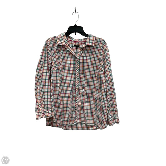 Blouse Long Sleeve By Talbots In Rainbow Print, Size: Xlp