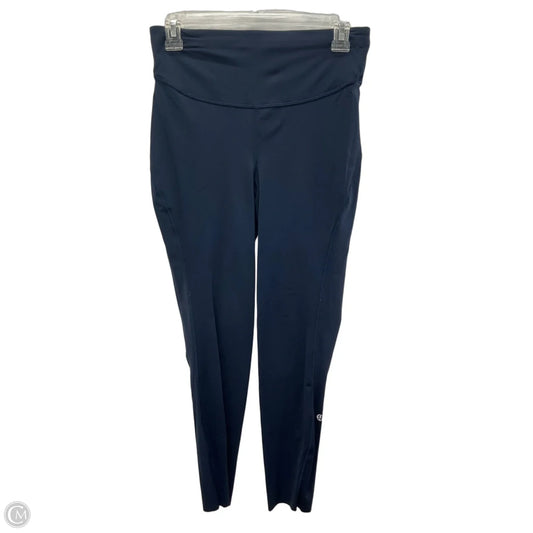 Athletic Leggings By Lululemon In Navy, Size: 8