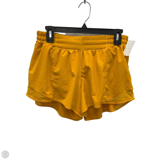 Athletic Shorts By Lululemon In Orange, Size: 10