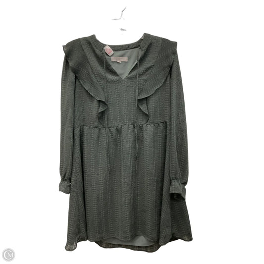Dress Casual Midi By Loft In Green, Size: S